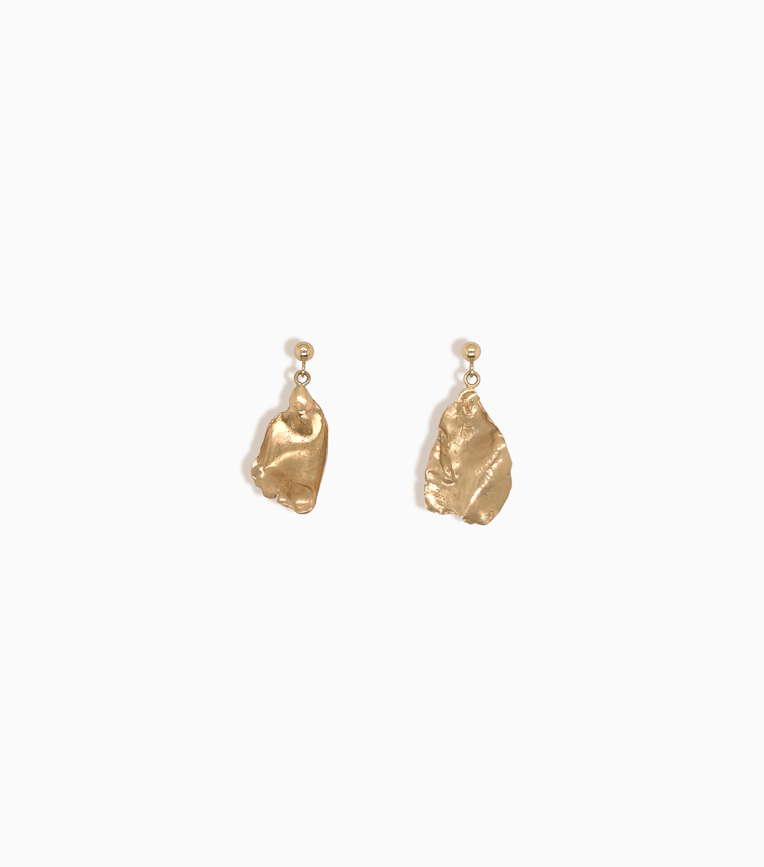 The Rose Petal Earrings #2 <br>9ct Gold Edition <br>One of a kind